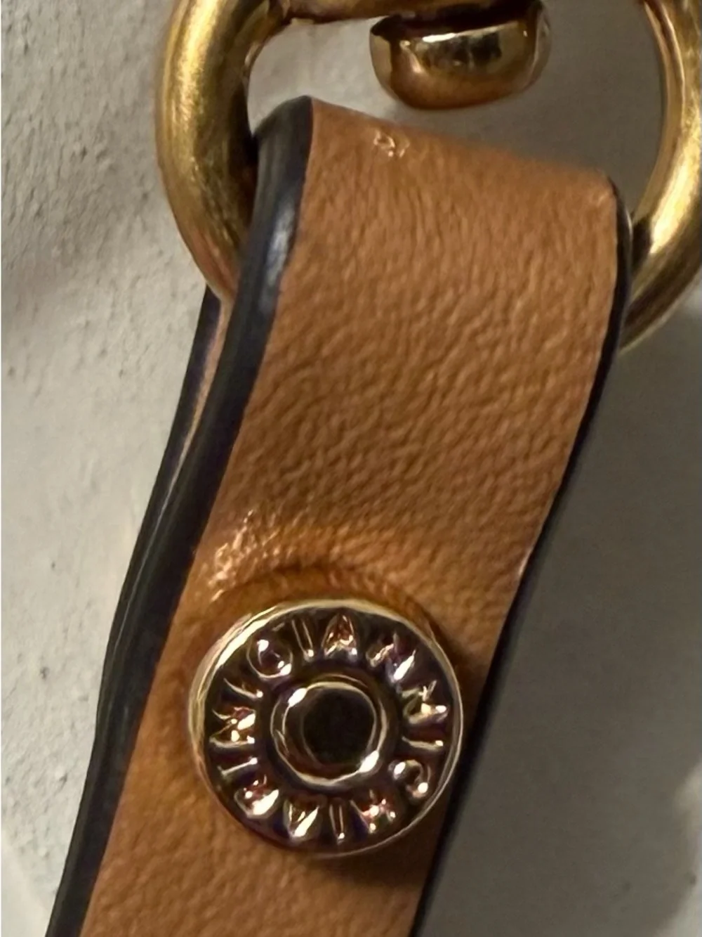 Gianni Chiarini Firenze Leather Zip Wristlet. Made in Italy. Like new.